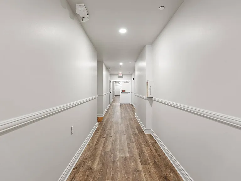 Hallway with Vinyl Flooring