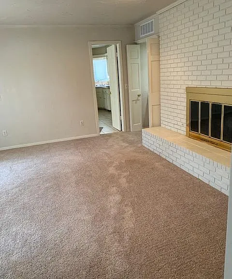 Gas Fireplace In Den