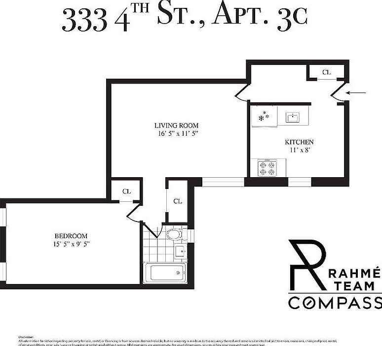 2nd image of 333 4th St APT 3C