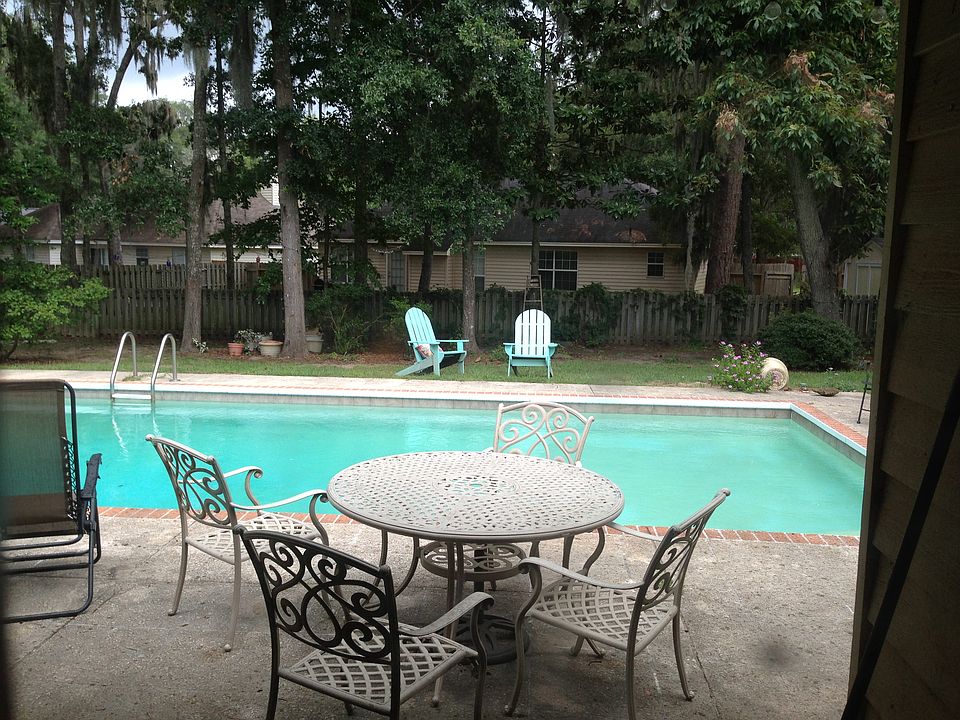 Privacy fence backyard