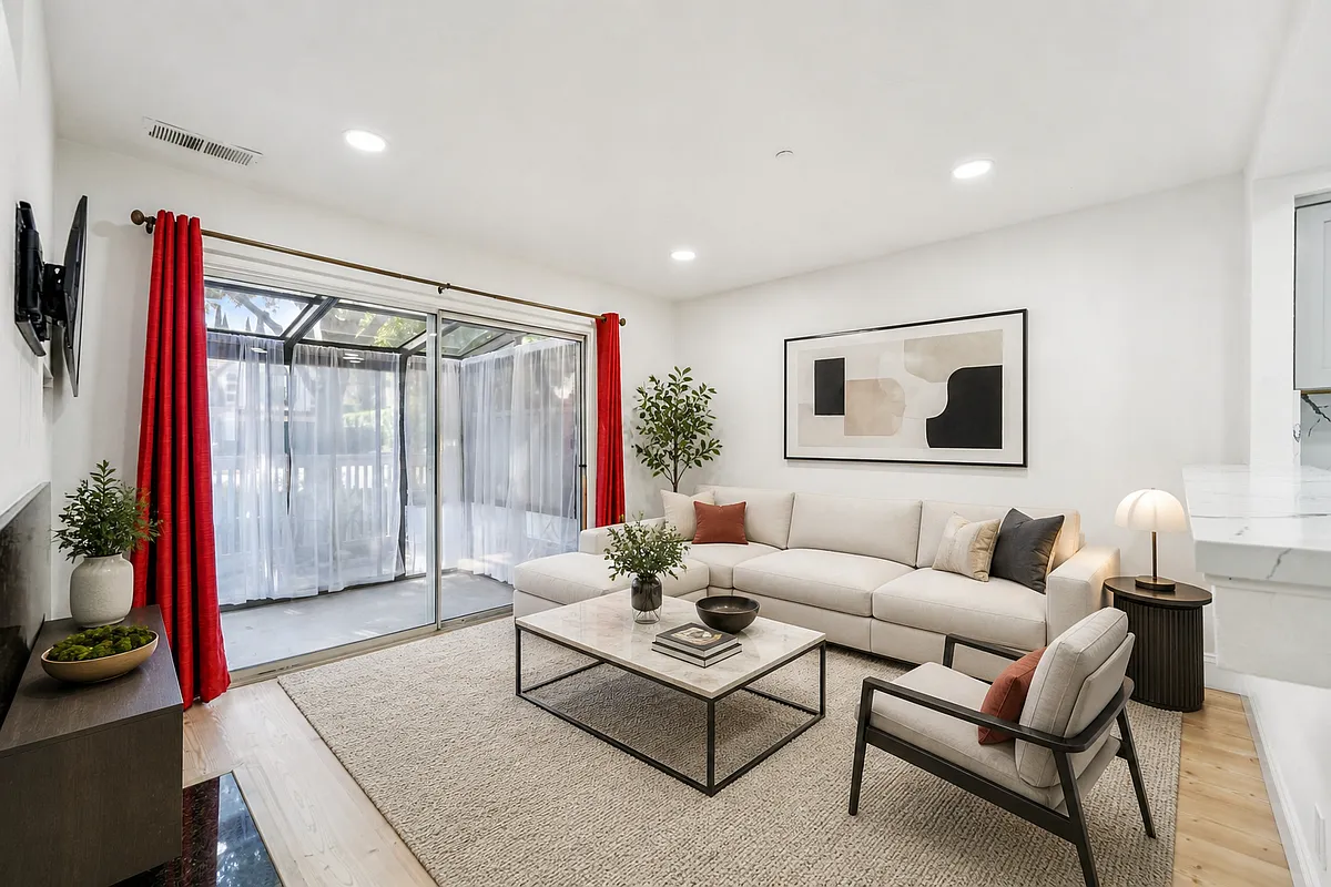Living Room - 7011 Rodling Dr #E