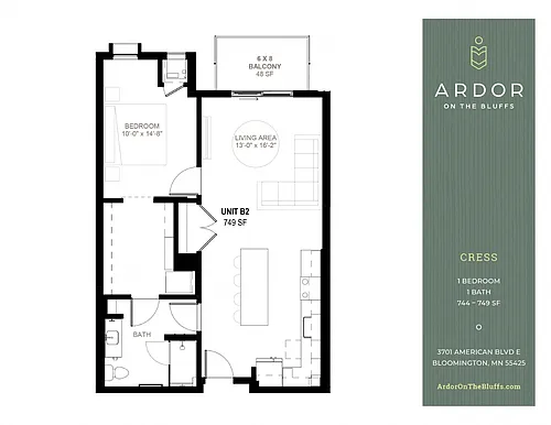 Floor plan Cress
