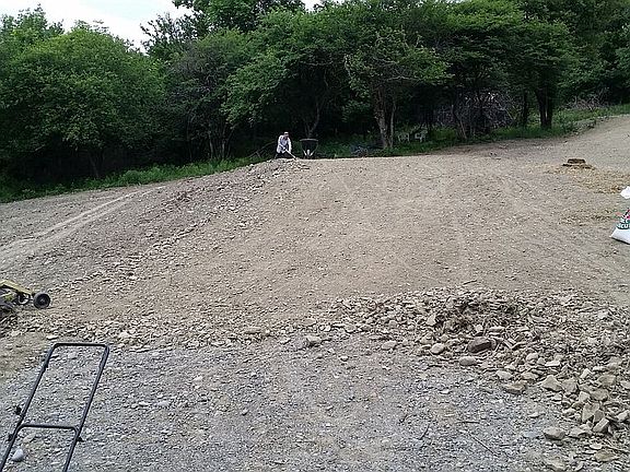  Cleared and graded area