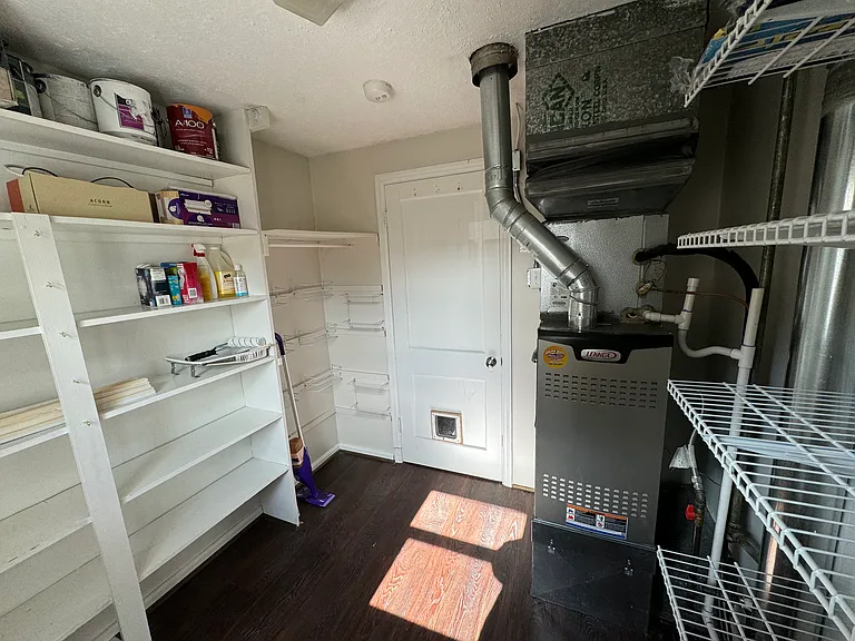 large pantry storage mech. room