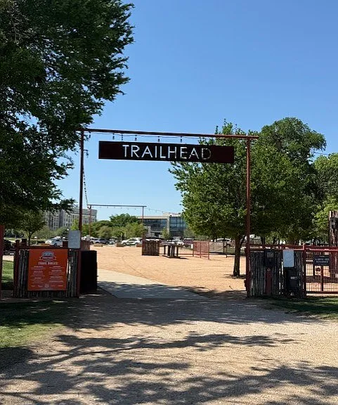 Trailhead Access Point for Trinity Trails Near The Elm at River Park