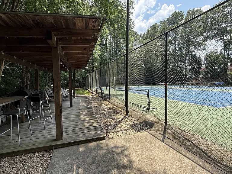 Neighborhood tennis courts