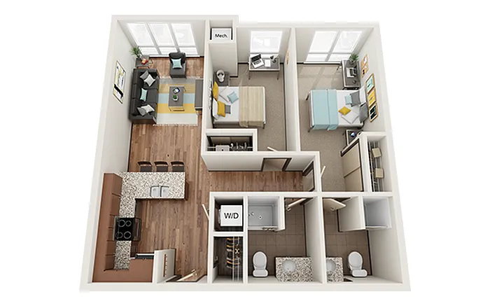 Floor plan B1