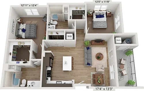 Floor plan B4