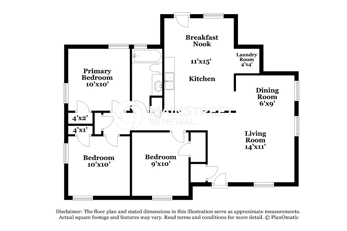Floor Plan - 4817 Durbin Ave