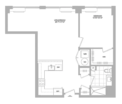 Floor plan A9 -1X1