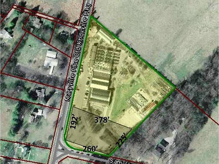 Aerial suggested Lot line