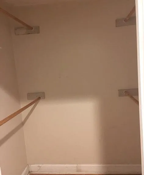 walkin closet- master bedroom