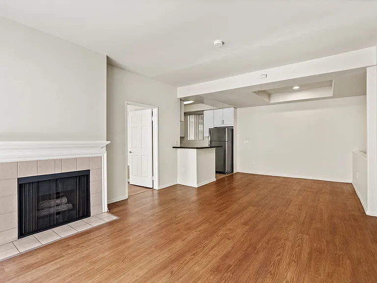 Open-Concept Kitchen, Dining, and Living Room Space