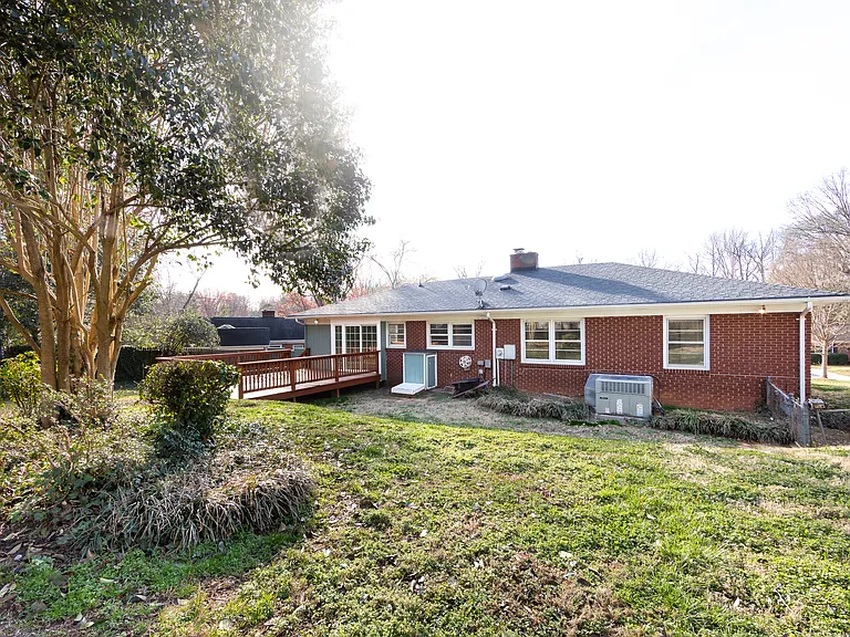 BACK OF HOUSE, HUGE BACKYARD AREA W/ DECK!