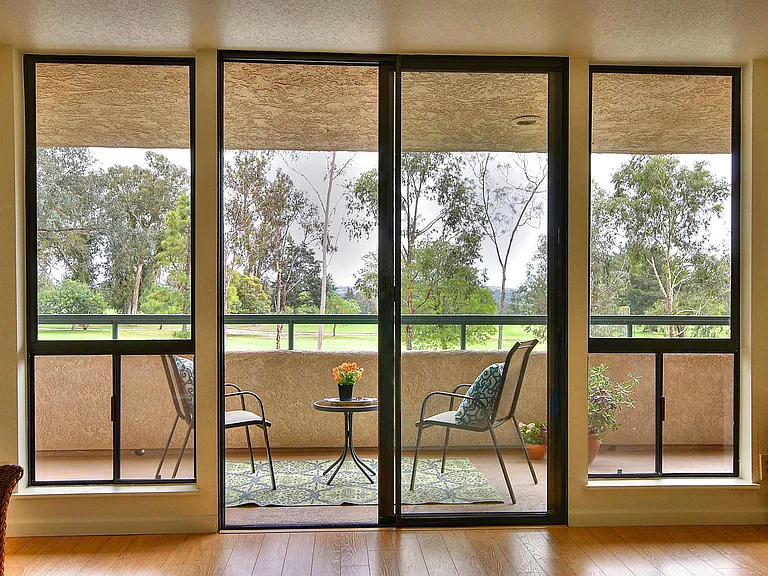 Balcony and Golf Course View