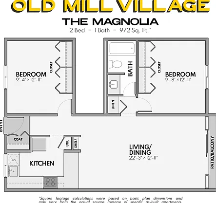 Magnolia floor plan Magnolia floor plan