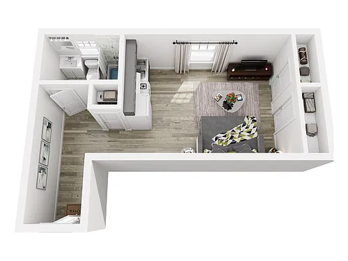 Floor plan Studio