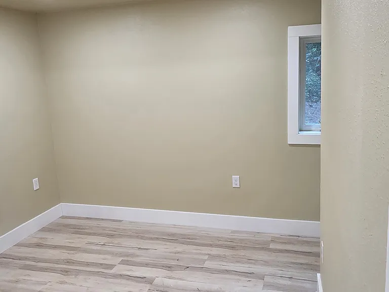 Bedroom from bathroom