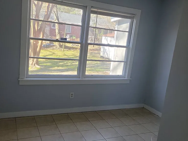 Bedroom on rear of house