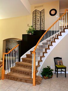 Sweeping Staircase.