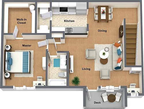 Floor plan Amarone- Townhome