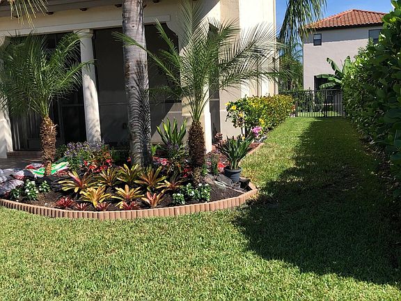 Landscaping in progress