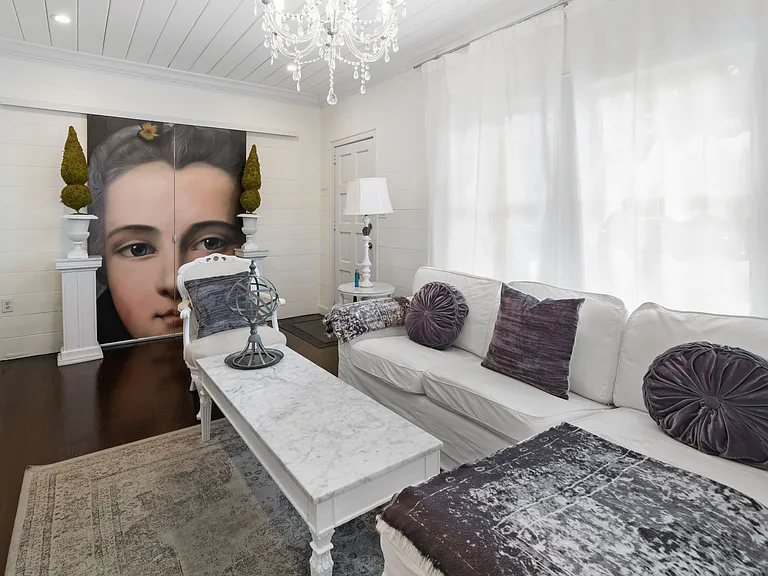 Large oil paintings impress throughout