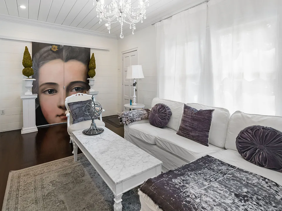 Large oil paintings impress throughout