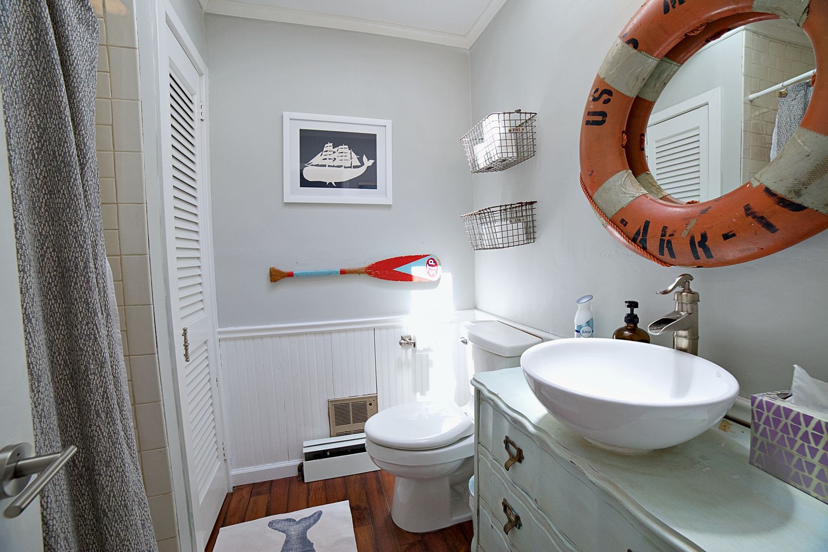  first floor bath room with shower stall 