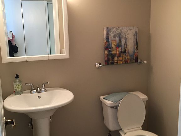 1/2 bath with Tile Floor