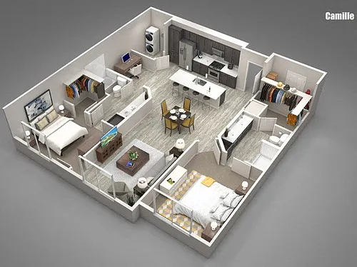 Floor plan Camille