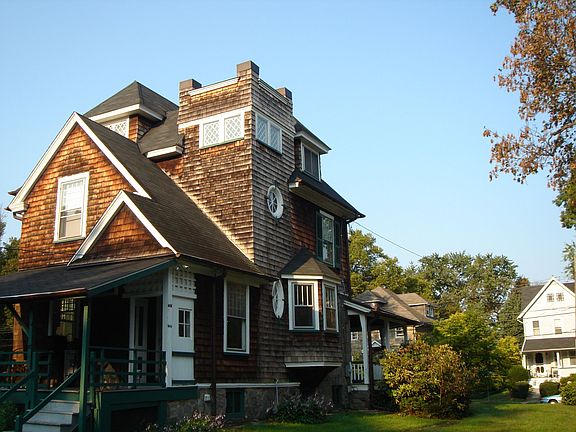 house as seen from carriage house