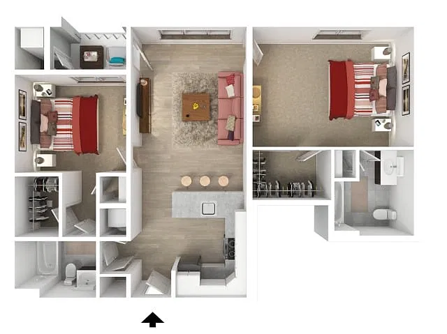 Floor plan The Sandcastle