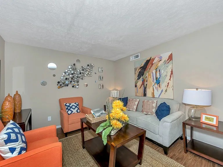 Bright living space perfect for relaxing or entertaining guests