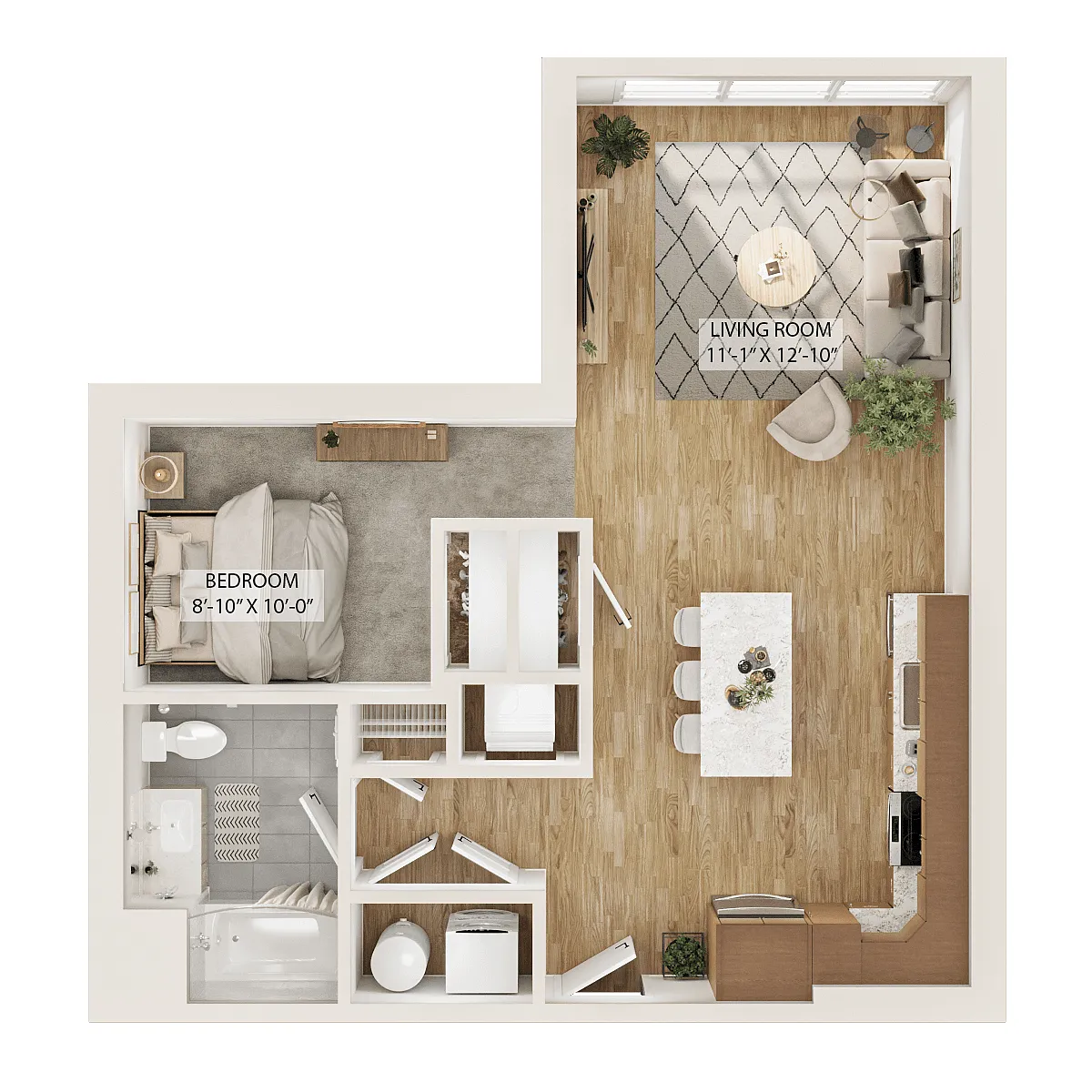 Floor plan Studio-S1