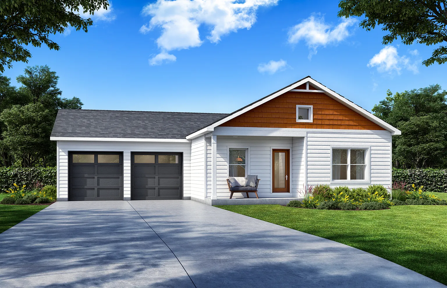 Midwest Cottage Avenue Plan, Point Gardens photo 1