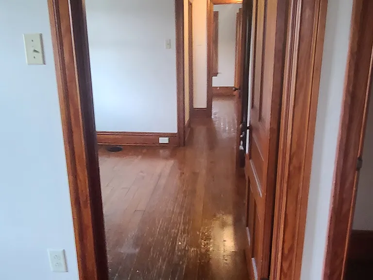 View from front bedroom to back of house
