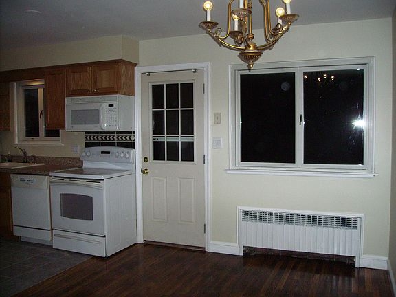 Back door in kitchen