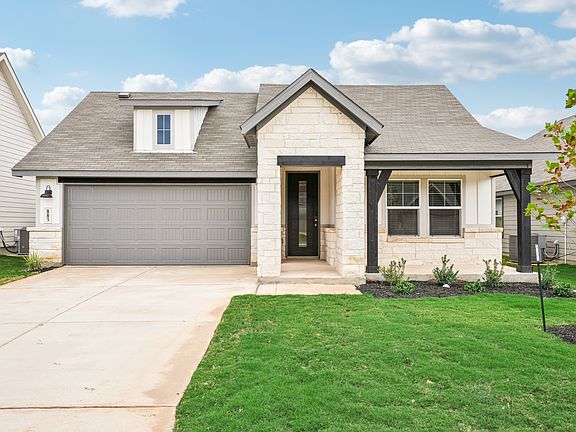 Front exterior of the Oleander floorplan at a Meritage Homes community.