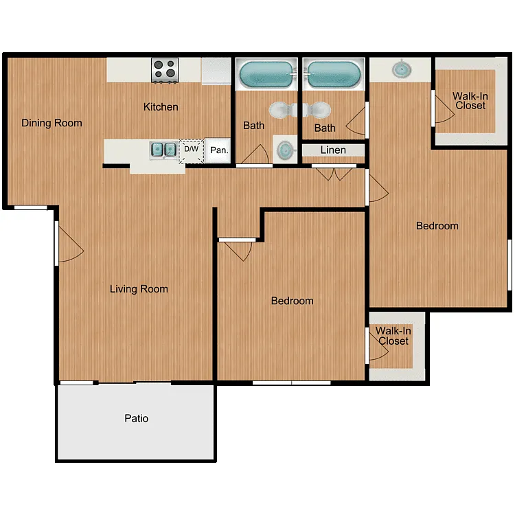 Floor plan Plan D