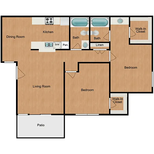 Floor plan Plan D