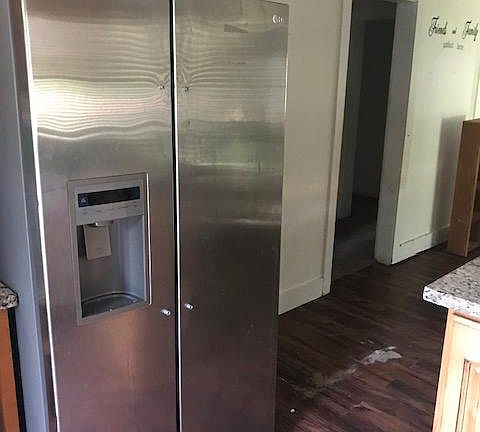 kitchen stainless steel refrigerator