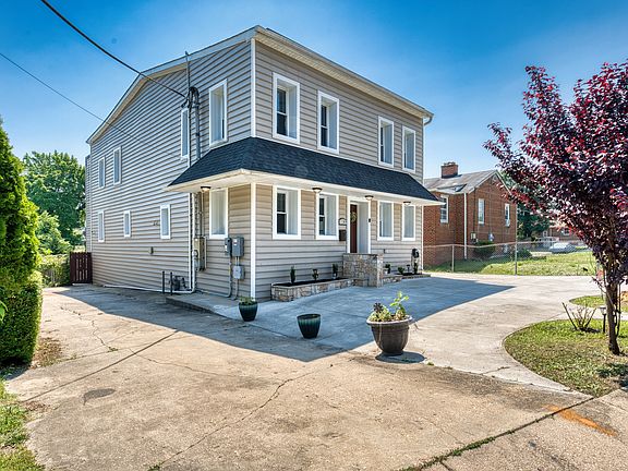 Side view of the property