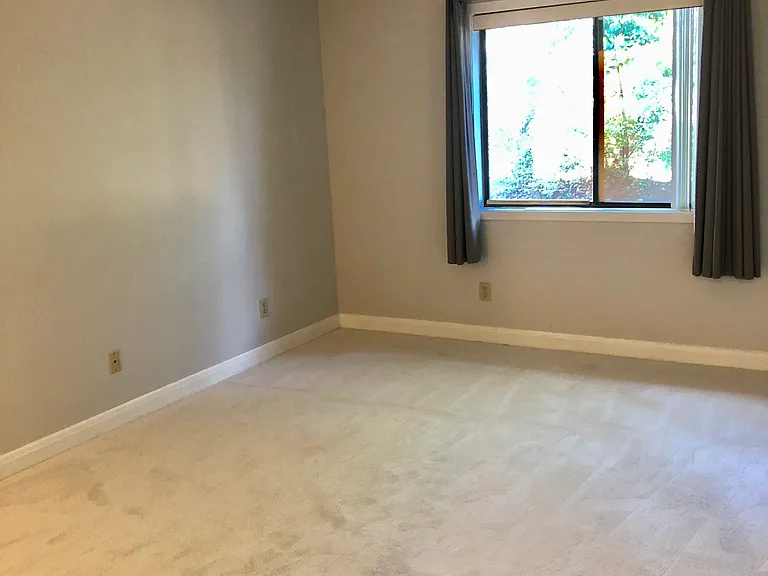 1st bedroom with tree view.
