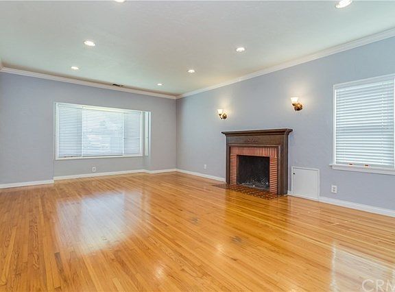 Room with fireplace