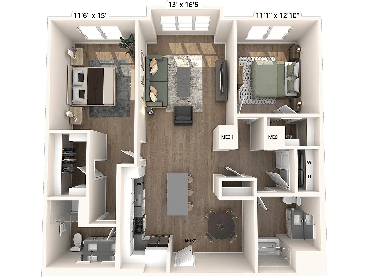 Floor plan B15e-Upgrade