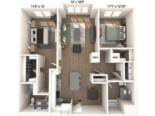 Floor plan B15e-Upgrade