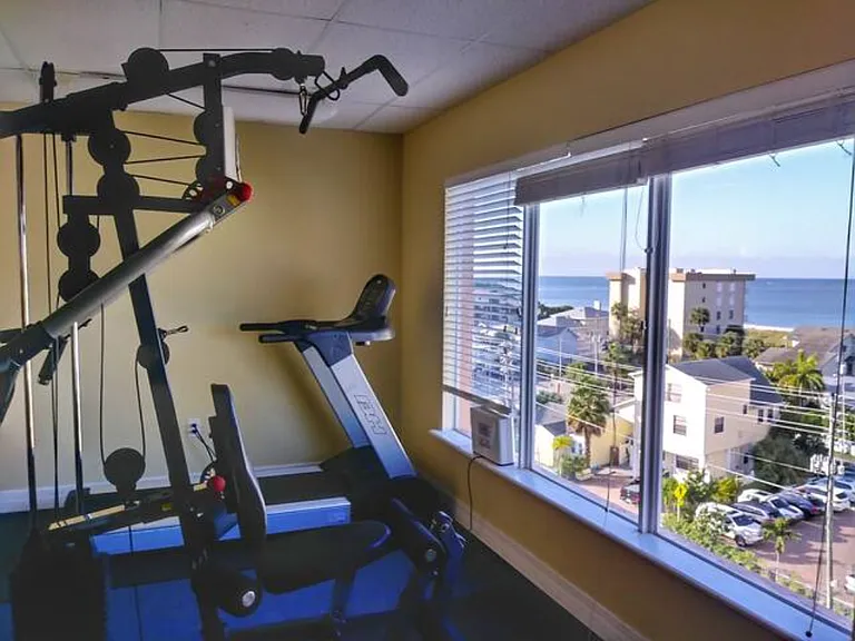 Gym located in the next-door Resort Building