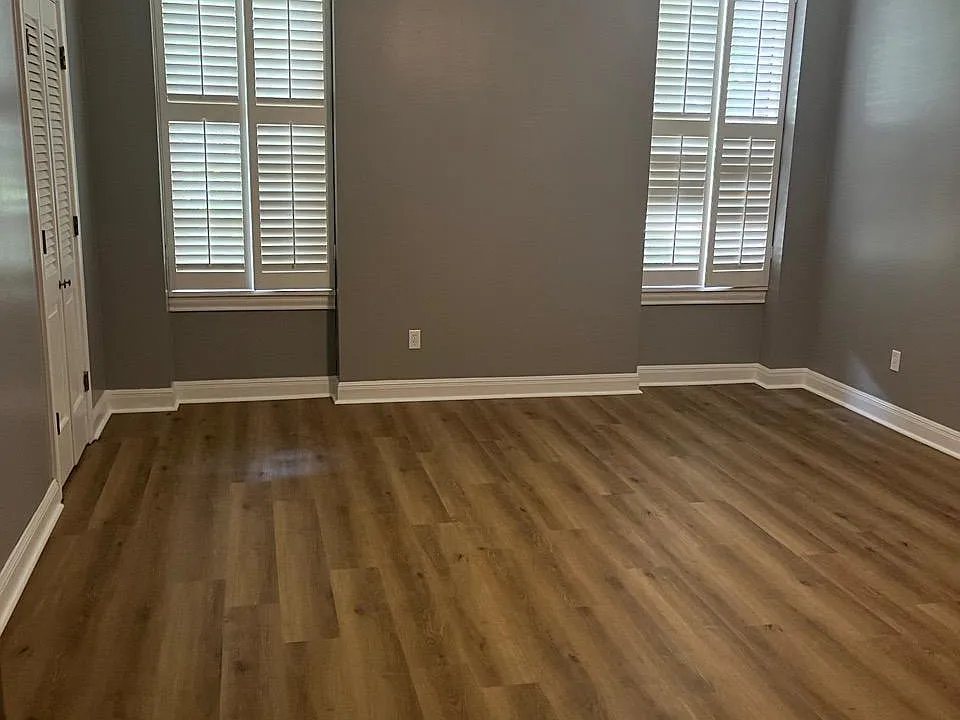 Master bedroom with 2 closets, 1 is an L shaped walk-in closet so has a lot of storage