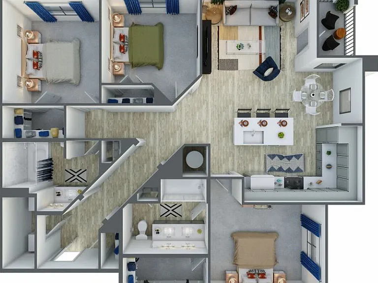 C1 - Three Bedroom C1 - Three Bedroom